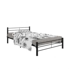 Steel Bed Frame Size 120 - Orbitrend REVO-120 / Black